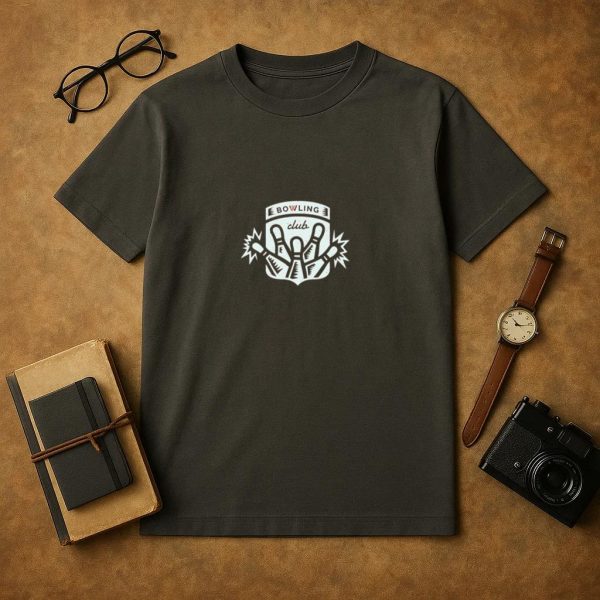 Bowling Club Badge Design T-Shirt