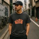 Bowling Cut Out Quote Split Happens T-Shirt
