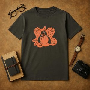 Bowling Cut Out Retro Ball And Pins T-Shirt