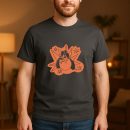 Bowling Cut Out Retro Ball And Pins T-Shirt