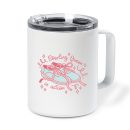 Bowling Queen Quote Design Insulated Coffee Mug 10oz