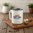 Bowling Shoes Retro Cartoon Insulated Coffee Mug 10oz