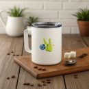 Cartoon Bowling Strike Insulated Coffee Mug 10oz