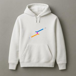 Hockey Sticks Flat Hoodie