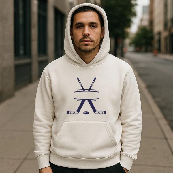 Hockey Sticks Label Cut Out Hoodie - Image 4