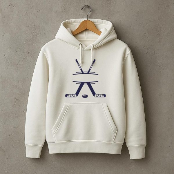 Hockey Sticks Label Cut Out Hoodie - Image 3
