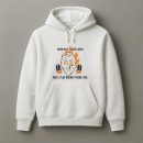 Ice Hockey Helmet Badge Quote Flat Hoodie