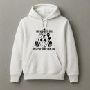 Ice Hockey Helmet Badge Quote Hoodie