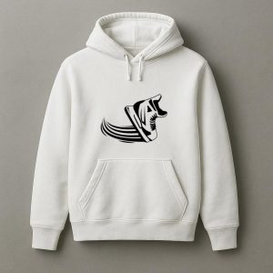 Ice Hockey High Contrast Hoodie