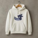 Ice Hockey Skate Moving Semi Flat Hoodie