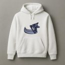 Ice Hockey Skate Moving Semi Flat Hoodie