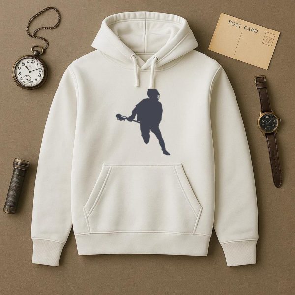 Ice Hockey Sport Silhouette Hoodie - Image 2