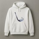 Ice Hockey Stick Moving Color Stroke Hoodie