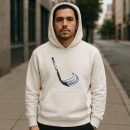 Ice Hockey Stick Moving Color Stroke Hoodie