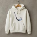 Ice Hockey Stick Moving Color Stroke Hoodie