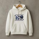 Ice Hockey Sticks And Elements Illustration Hoodie