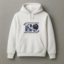 Ice Hockey Sticks And Elements Illustration Hoodie
