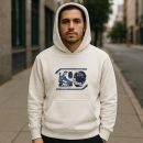 Ice Hockey Sticks And Elements Illustration Hoodie