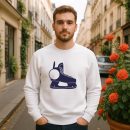 Ice Skate Label Cut Out Sweatshirt