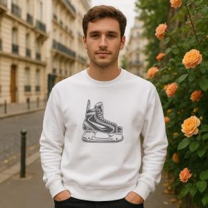 Side Ice Hockey Skate Sweatshirt