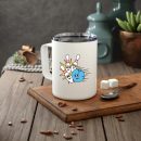 Spare Retro Cartoon Bowling Insulated Coffee Mug 10oz